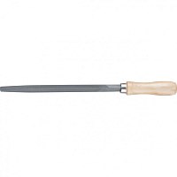 Напильник трехгранный 250 мм, деревянная ручка// СИБРТЕХ