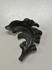 Кованый элемент Лист 110х85х3мм правый Кованый элемент Лист 110х85х3мм правый