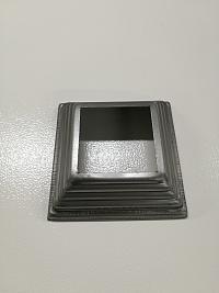 Кованый элемент Основание 100х100мм отв.кв 40мм штампованное Кованый элемент Основание 100х100мм отв.кв 40мм штампованное