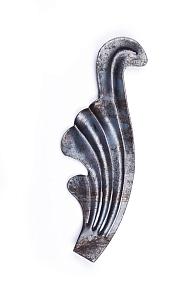 Кованый элемент Лист 190х65х2,5мм левый Кованый элемент Лист 190х65х2,5мм левый