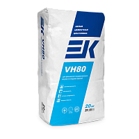 Шпатлевка "ЕК" VH80 цементная финишная белая 20кг, шт Шпатлевка "ЕК" VH80 цементная финишная белая 20кг, шт