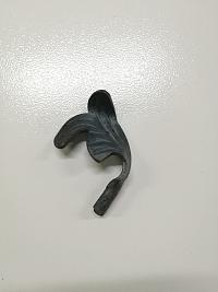 Кованый элемент Лист 80х65х4мм правый Кованый элемент Лист 80х65х4мм правый