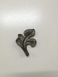 Кованый элемент Лист 85х60х3мм правый Кованый элемент Лист 85х60х3мм правый