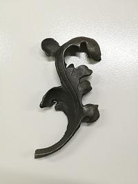 Кованый элемент Лист 220х105х6мм левый Кованый элемент Лист 220х105х6мм левый