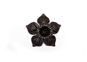 Кованый элемент Цветок ф60 h90х4мм Кованый элемент Цветок ф60 h90х4мм