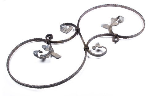 Кованый элемент  Балясина  870х370 полоса 12х6 