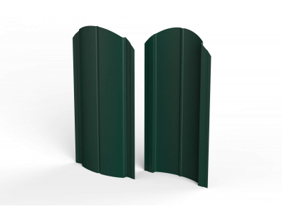 Штакетник ROYAL ST Double RAL6005 (зеленый мох), м Штакетник ROYAL ST Double RAL6005 (зеленый мох), м