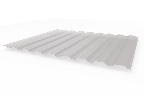 Поликарбонат монолитный 0,8мм Прозрачный кровельный , м2