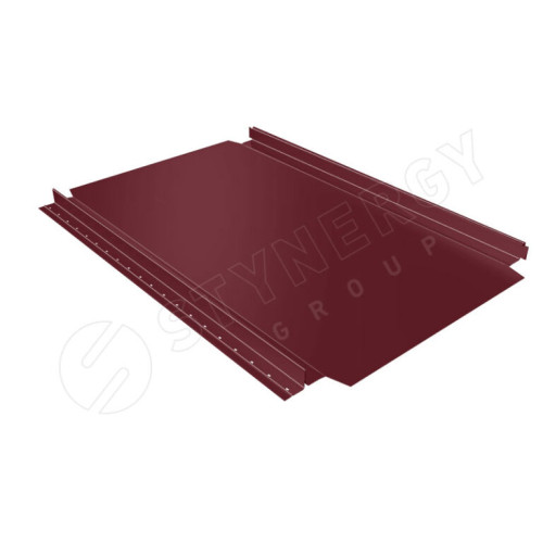 Профлист Smart Фальц Pro ST GRAPHITE45 RAL3005 (винно-красный), м