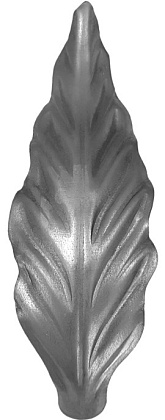 Кованый элемент Лист  140х46х1,5мм  