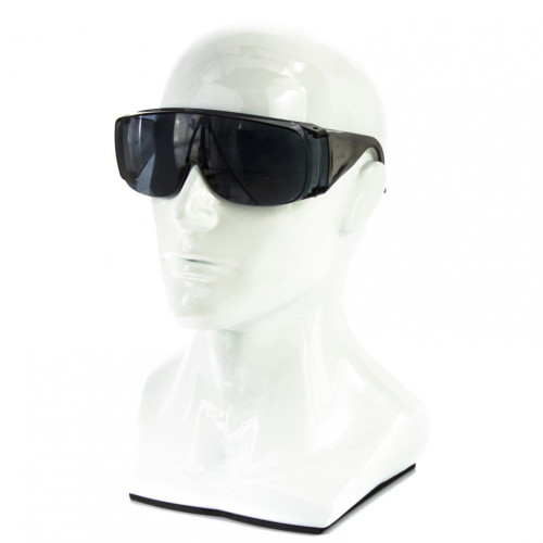 Очки защитные открытого типа, затемненные, ударопрочный поликарбонат Россия// СИБРТЕХ