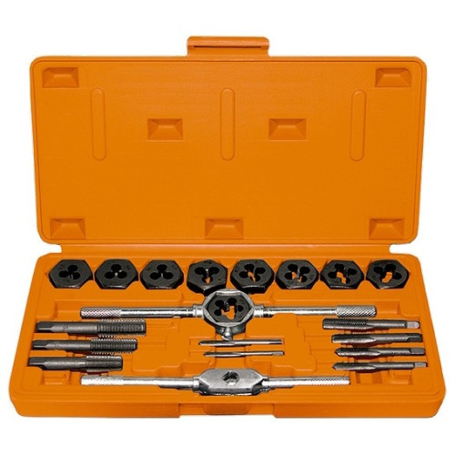 Набор метчиков и плашек, Sparta М3-М12 (20 предметов)пласт.бокс