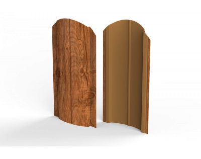 Штакетник ПО-4 ST STEELART Дуб 3D, м Штакетник ПО-4 ST STEELART Дуб 3D, м