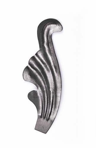 Кованый элемент Лист  115х40х2мм правый 