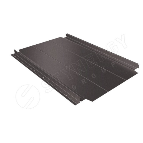 Профлист Smart Фальц Pro узкое ребро жесткости 0,5 ПЭ RR32 (темно-коричневый), м