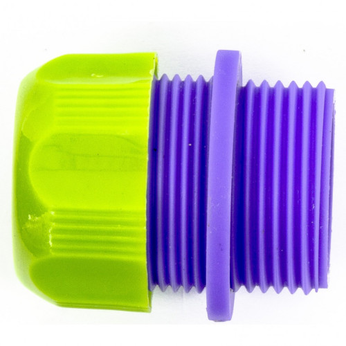 Соединитель пласт.PALISAD 1/2" с внеш. резьбой 3/4"