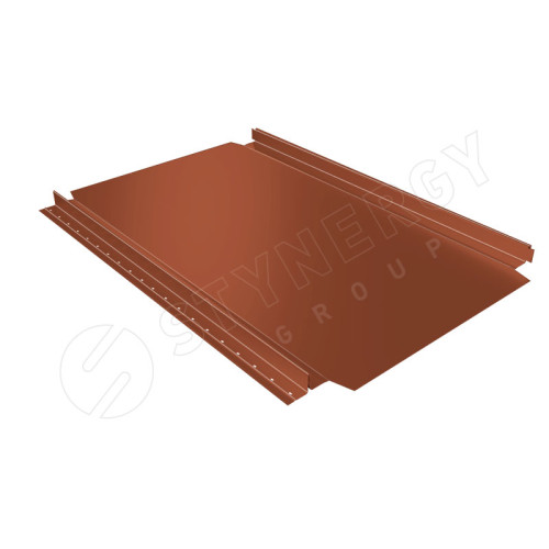 Профлист Smart Фальц Pro ST ПЭ RAL8004 (медно-коричневый), м