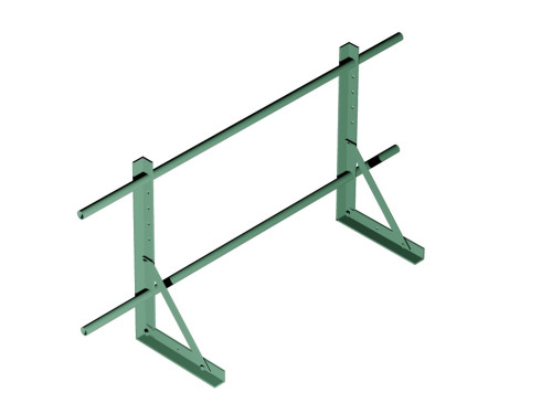 Ограждение кровельное  Н=1,2м   RAL6005 (зеленый мох) 3м, шт