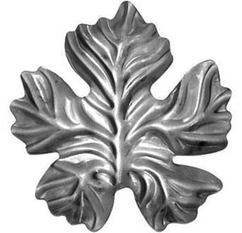 Кованый элемент Лист  150х142х1,8мм  