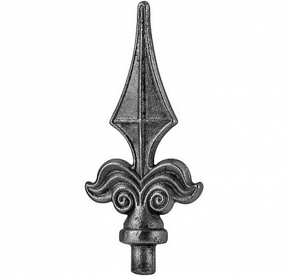 Кованый элемент Пика 135х60 основание круг ф 12 мм 