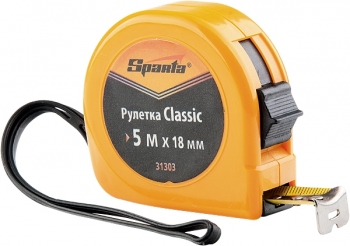 Рулетка "Classic" 5м, пластик. корпус. Рулетка "Classic" 5м, пластик. корпус.