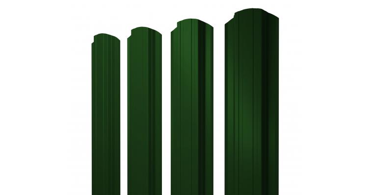 Штакетник П-образный 0,4 ПЭ RAL6005 (зеленый мох), м Штакетник П-образный 0,4 ПЭ RAL6005 (зеленый мох), м
