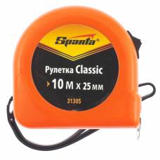 Рулетка "Classic" 10м, пластик. корпус. Рулетка "Classic" 10м, пластик. корпус.