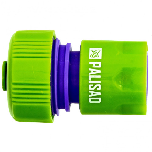 Соединитель пласт.PALISAD 3/4" быстросъемный, аквастоп