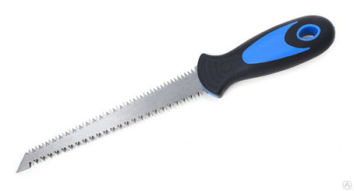 Ножовка по гипсокартону 180 мм. две раб.кромки 