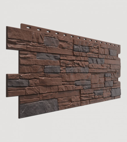 Панель фасадная Docke Stein Темный орех 1,196*0,426м, шт