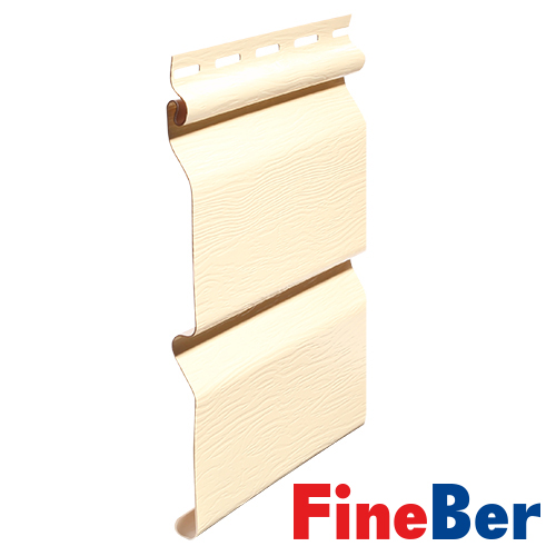 Сайдинг ПВХ FineBer Корабельный брус Шампань 0,205*3,66 м, шт