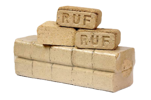 Топливный брикет RUF хвоя, (10кг)