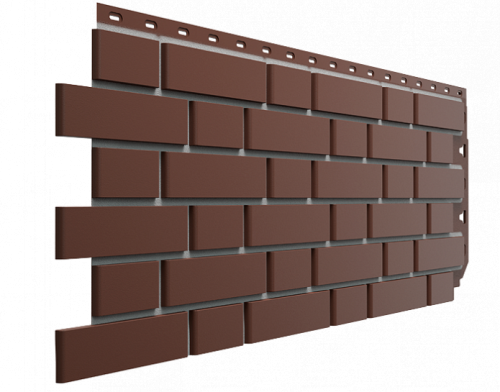 Панель фасадная Docke Flemish Коричневый 1,183*0,44м, шт
