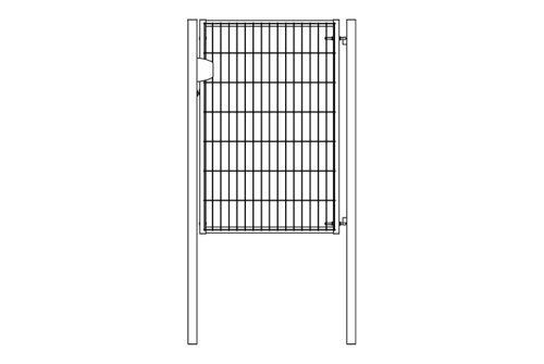 Калитка Light 1,0х2,03  RAL 6005 Grand Line, шт