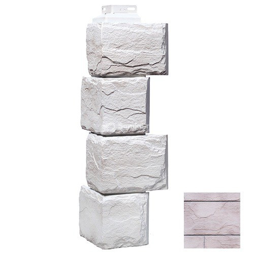 Угол наружний FineBer Камень природный Жемчужный  0,455м, шт