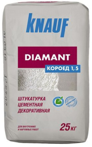 Штукатурка "Кнауф" Диамант короед 2,5мм декоративная   25кг, шт