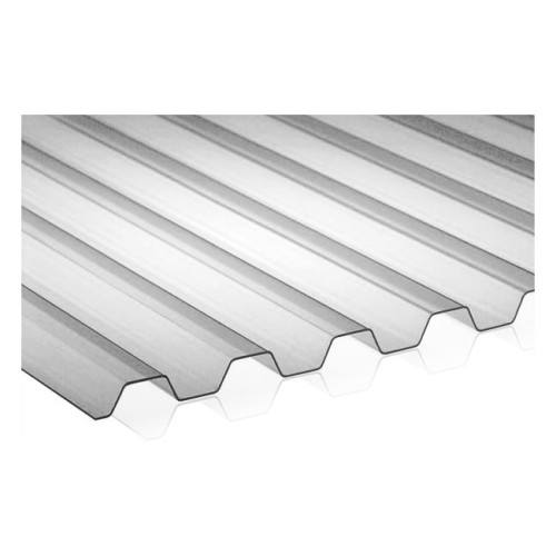 Поликарбонат монолитный 1,3мм Прозрачный кровельный , м2