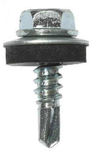 Саморез 5,5х19 кровельный с шайбой, шт. 