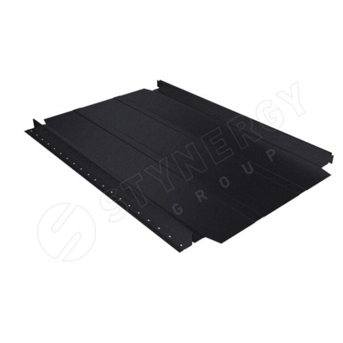 Профлист Smart Фальц Pro широкое ребро жесткости 0,5 ПЭ RAL9005 (иссиня-черный), м