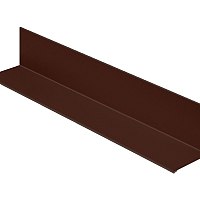 Планка угла внутреннего 110х110 ПЭ RAL8017 (шоколадно-коричневый) 2м, шт
