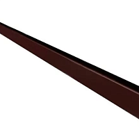 Планка укрывная (С21)  ПЭ RAL8017 (шоколадно-коричневый) 2м, шт