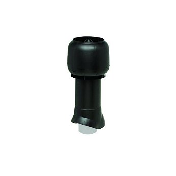 Труба вентиляционная  КР-2 125/160/500 RR33 (черный), шт