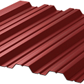 Профлист НС35 0,5 ПЭ RAL3003 (рубиново-красный), м