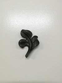 Кованый элемент Лист 85х60х3мм левый Кованый элемент Лист 85х60х3мм левый