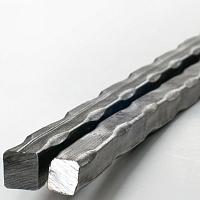 Кованый элемент Квадрат 12мм 3м накат+ребро Кованый элемент Квадрат 12мм 3м накат+ребро