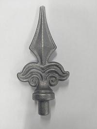 Кованый элемент Пика 135х60 основание круг ф 12 мм Кованый элемент Пика 135х60 основание круг ф 12 мм