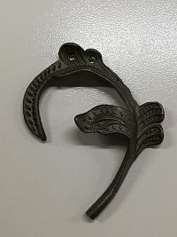 Кованый элемент Лист 190х160х4мм левый Кованый элемент Лист 190х160х4мм левый